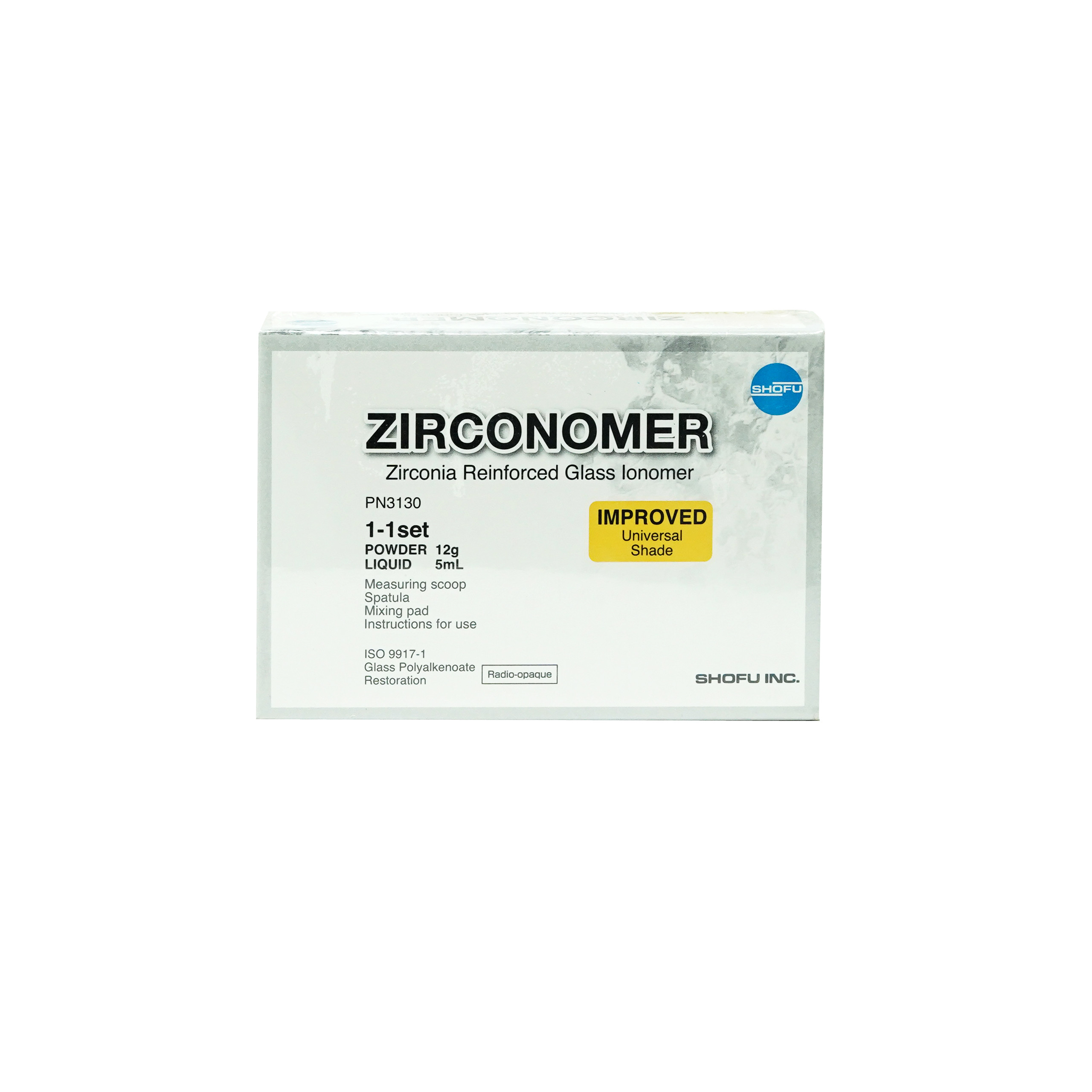 Shofu Zirconomer Improved Glass Ionomer Cement GIC 12gm